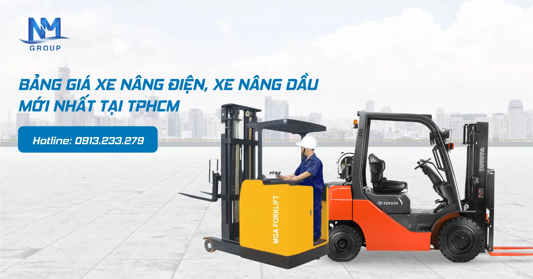 Bảng giá xe nâng điện, xe nâng dầu mới nhất tại TPHCM