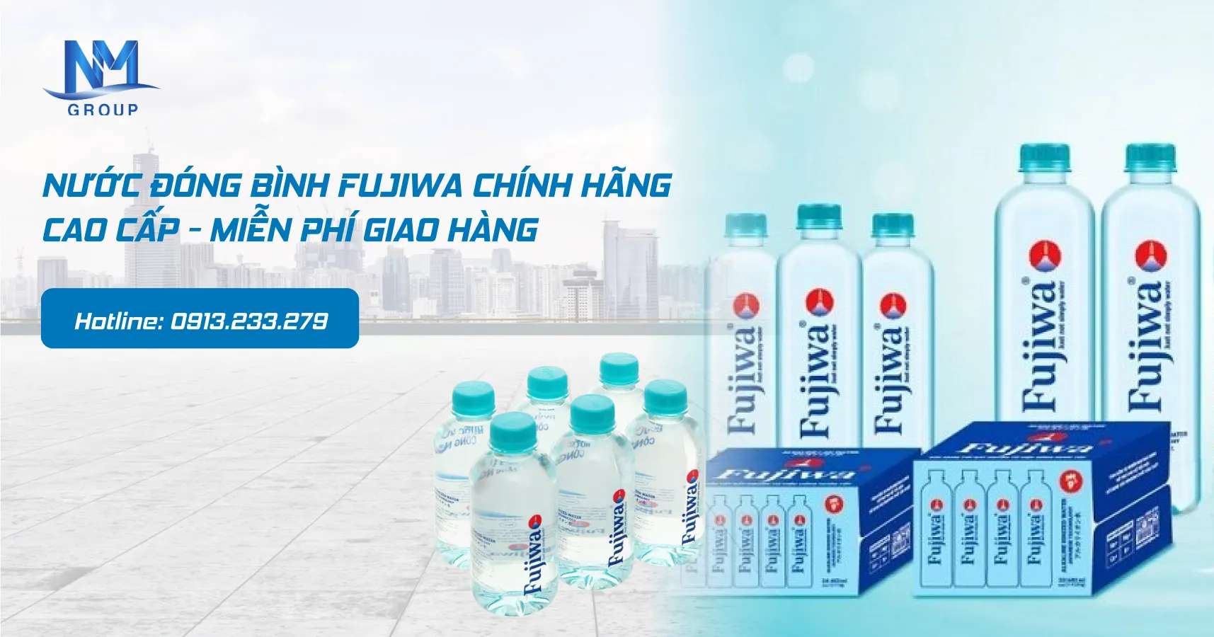 Nước đóng bình fujiwa chính hãng cao cấp - miễn phí giao hàng