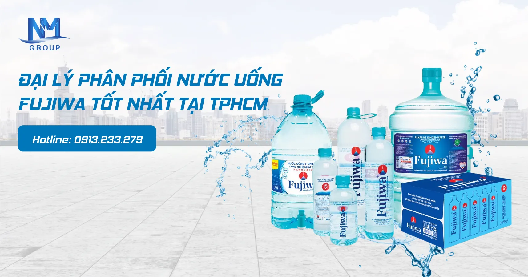 Đại lý phân phối nước uống fujiwa tốt nhất tại TPHCM