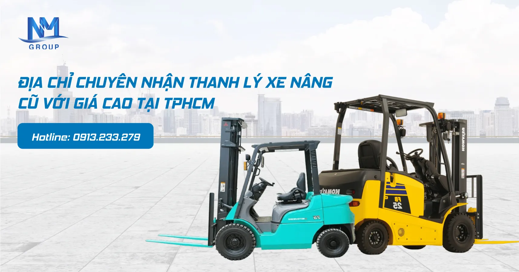 Địa chỉ chuyên nhận thanh lý xe nâng cũ với giá cao tại TPHCM