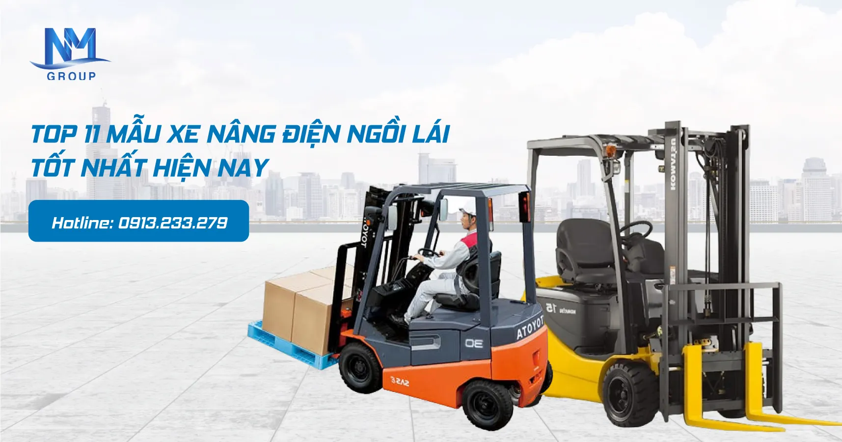 Top 11 Mẫu xe nâng điện ngồi lái tốt nhất hiện nay