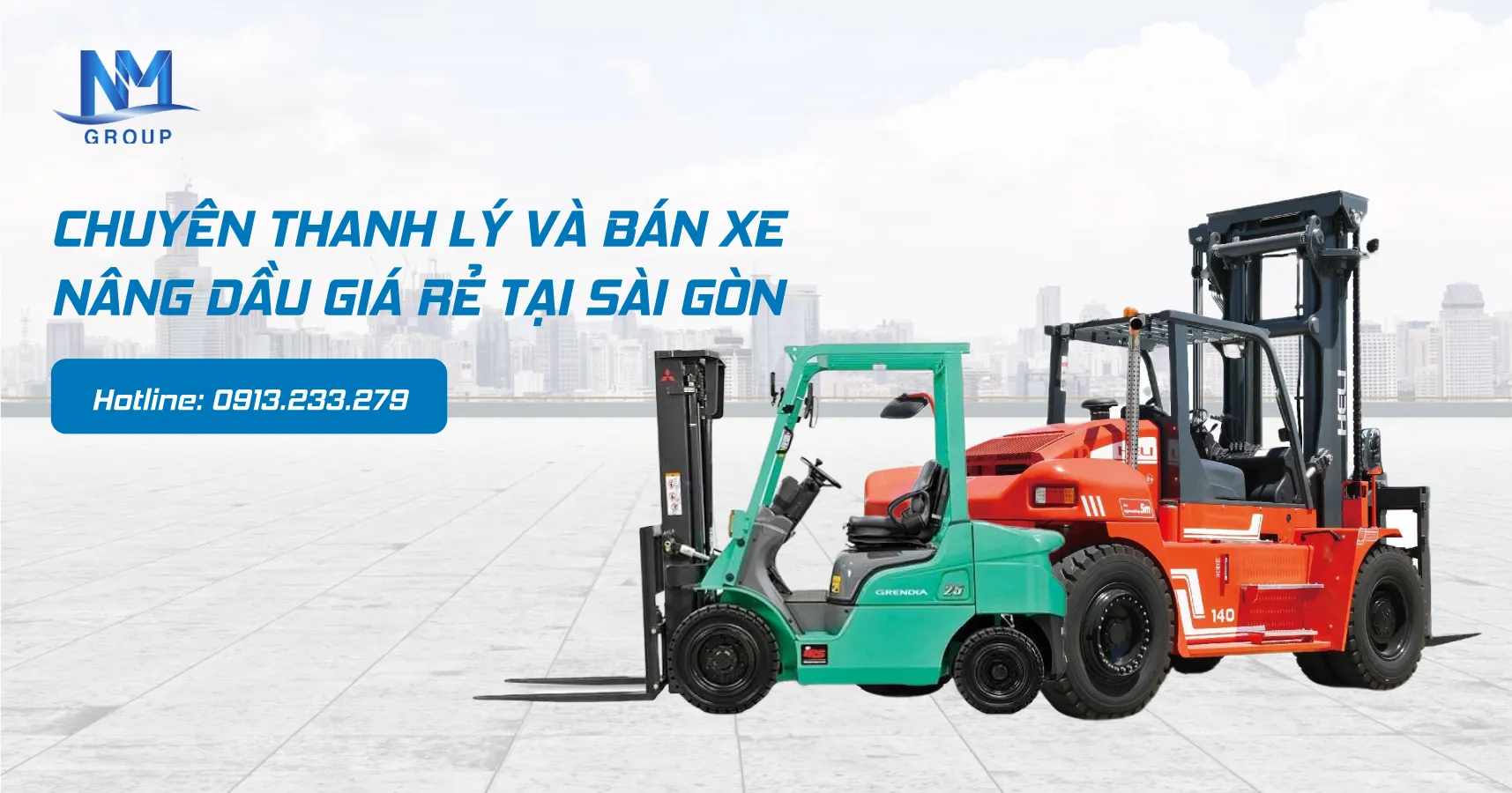 CHUYÊN THANH LÝ VÀ BÁN XE NÂNG DẦU GIÁ RẺ TẠI SÀI GÒN