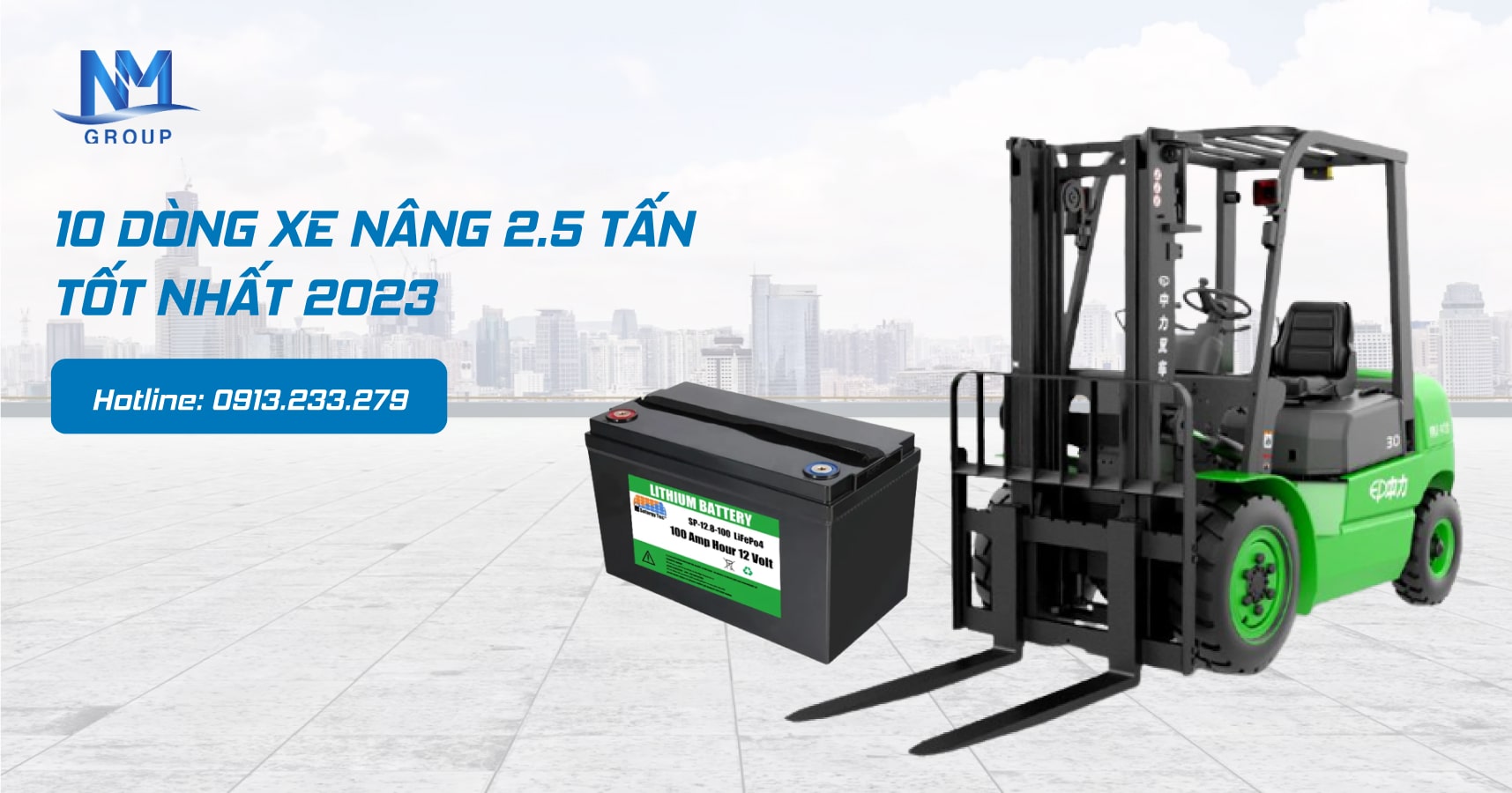 10 dòng xe nâng 2.5 tấn tốt nhất 2023